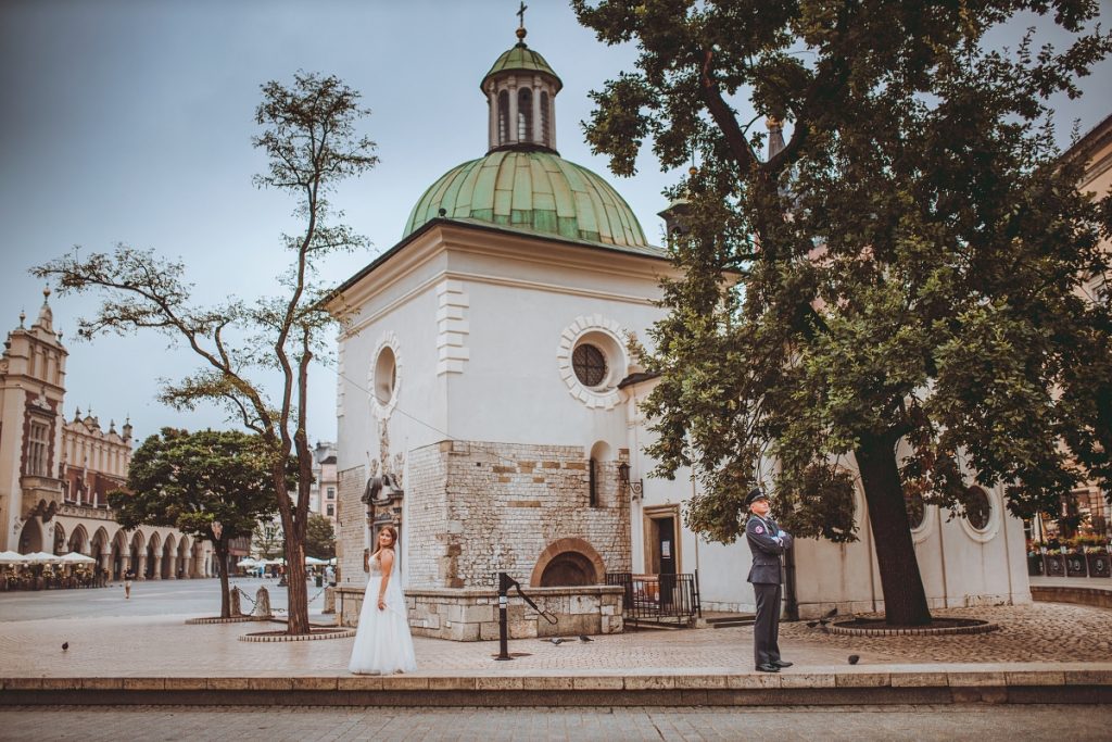 Plener ślubny rynek Kraków