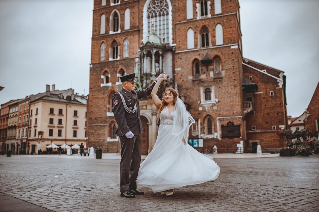 Plener ślubny rynek Kraków